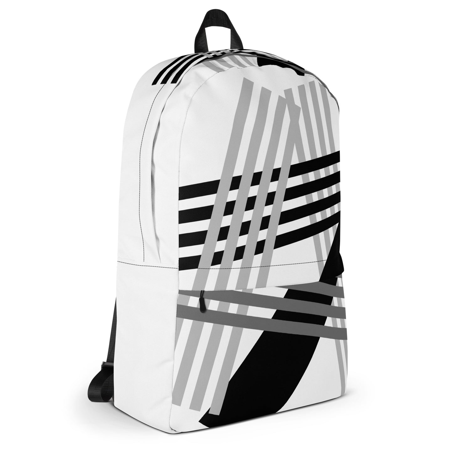 Stride stripes Backpack - LUDE fashion, streetwear, unique designs, custom apparel, gift ideas, trendy, eco-friendly, statement pieces, graphic tees, sustainable fashion, minimalist, pop culture, creative prints, bold designs, limited edition, casual wear, artistic, lifestyle