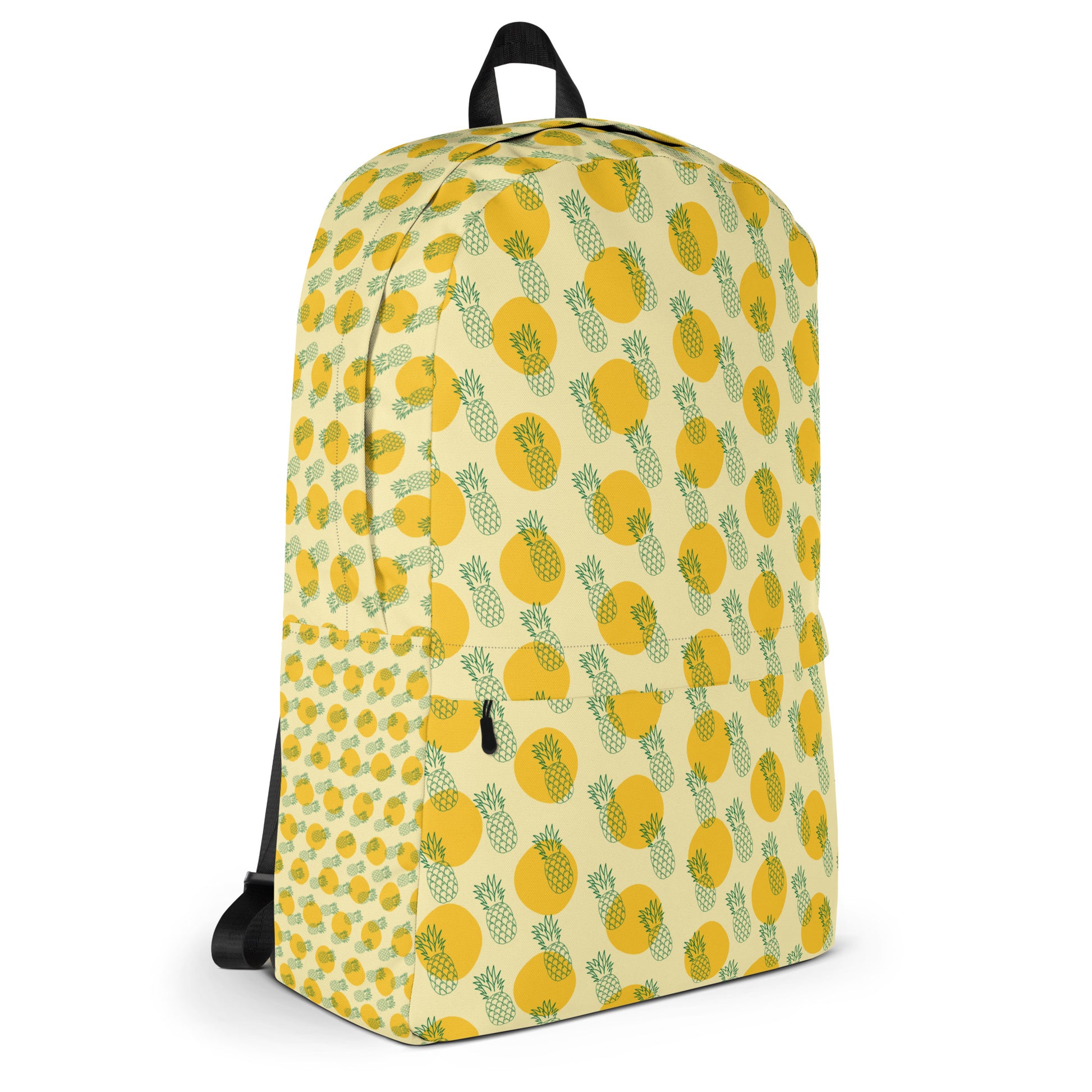 Pineapple pop Backpack - LUDE fashion, streetwear, unique designs, custom apparel, gift ideas, trendy, eco-friendly, statement pieces, graphic tees, sustainable fashion, minimalist, pop culture, creative prints, bold designs, limited edition, casual wear, artistic, lifestyle