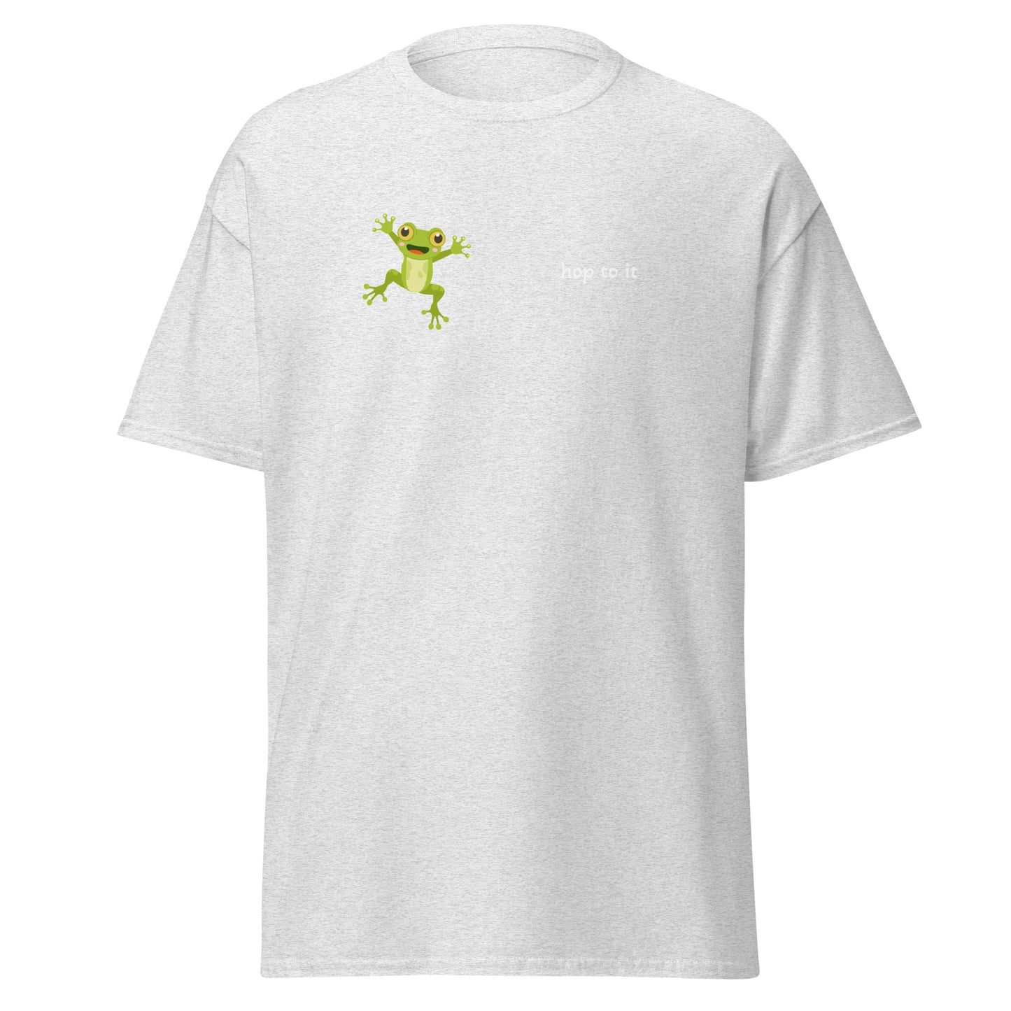 Hop to it Unisex classic tee - LUDE fashion, streetwear, unique designs, custom apparel, gift ideas, trendy, eco-friendly, statement pieces, graphic tees, sustainable fashion, minimalist, pop culture, creative prints, bold designs, limited edition, casual wear, artistic, lifestyle