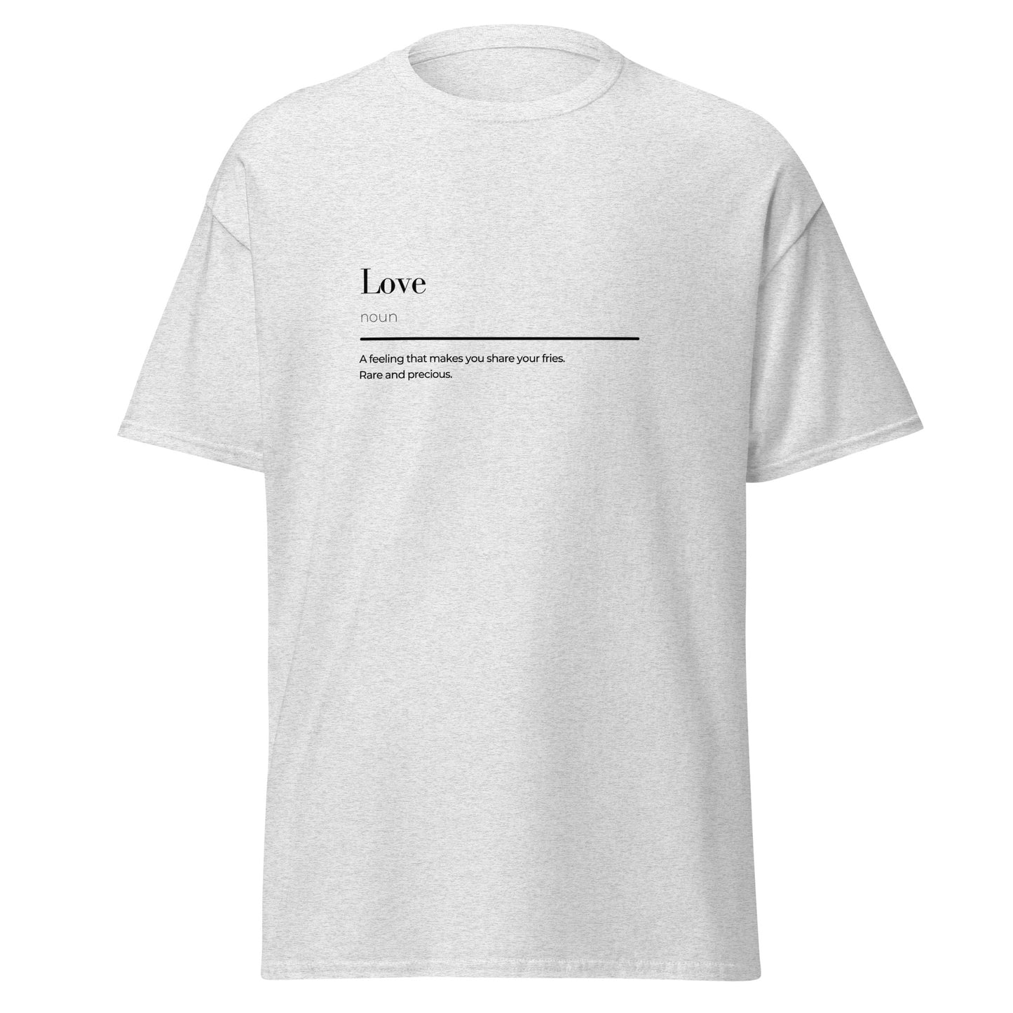 Love Wortspiel Unisex klassisches T-Shirt