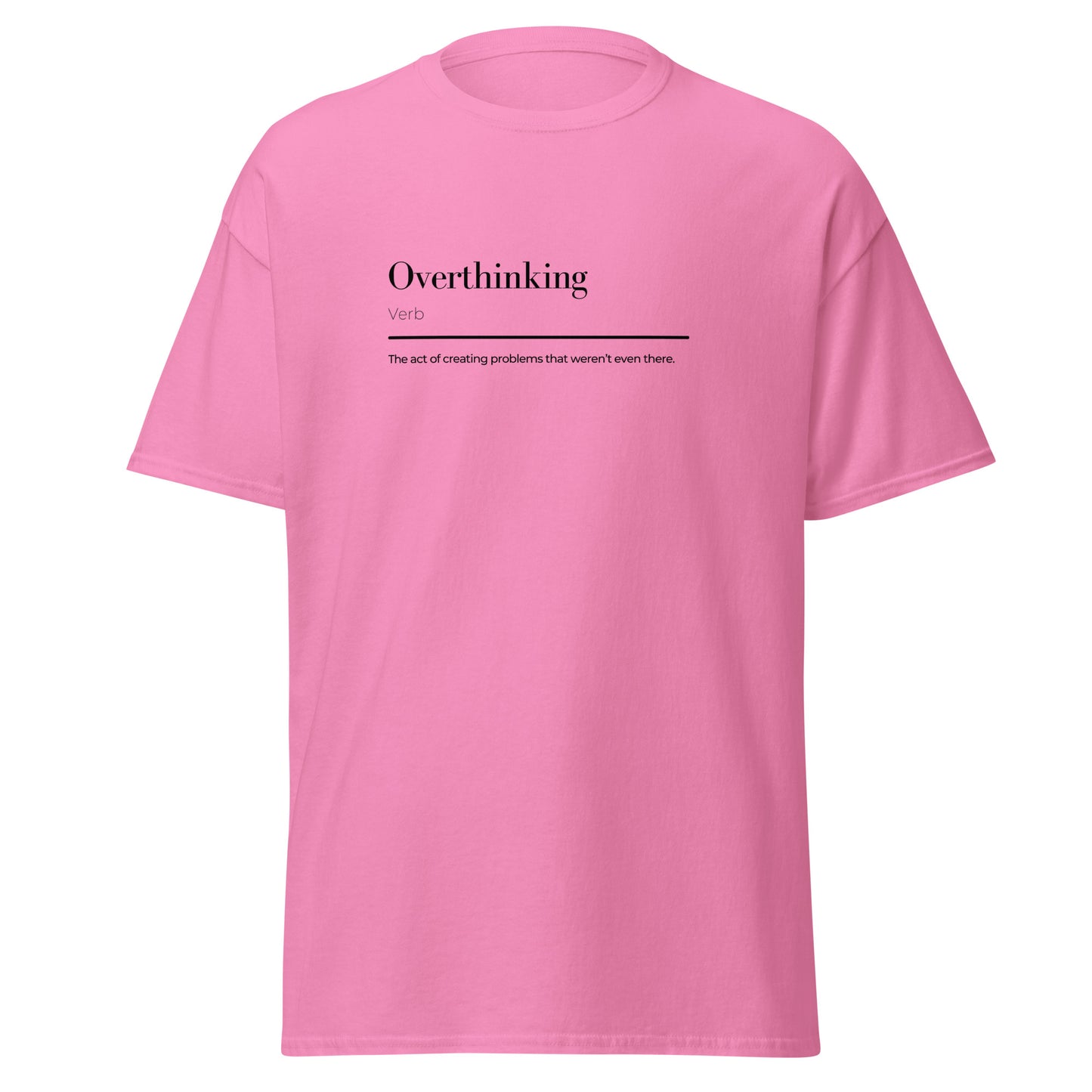 Overthinking wordplay Unisex classic tee 