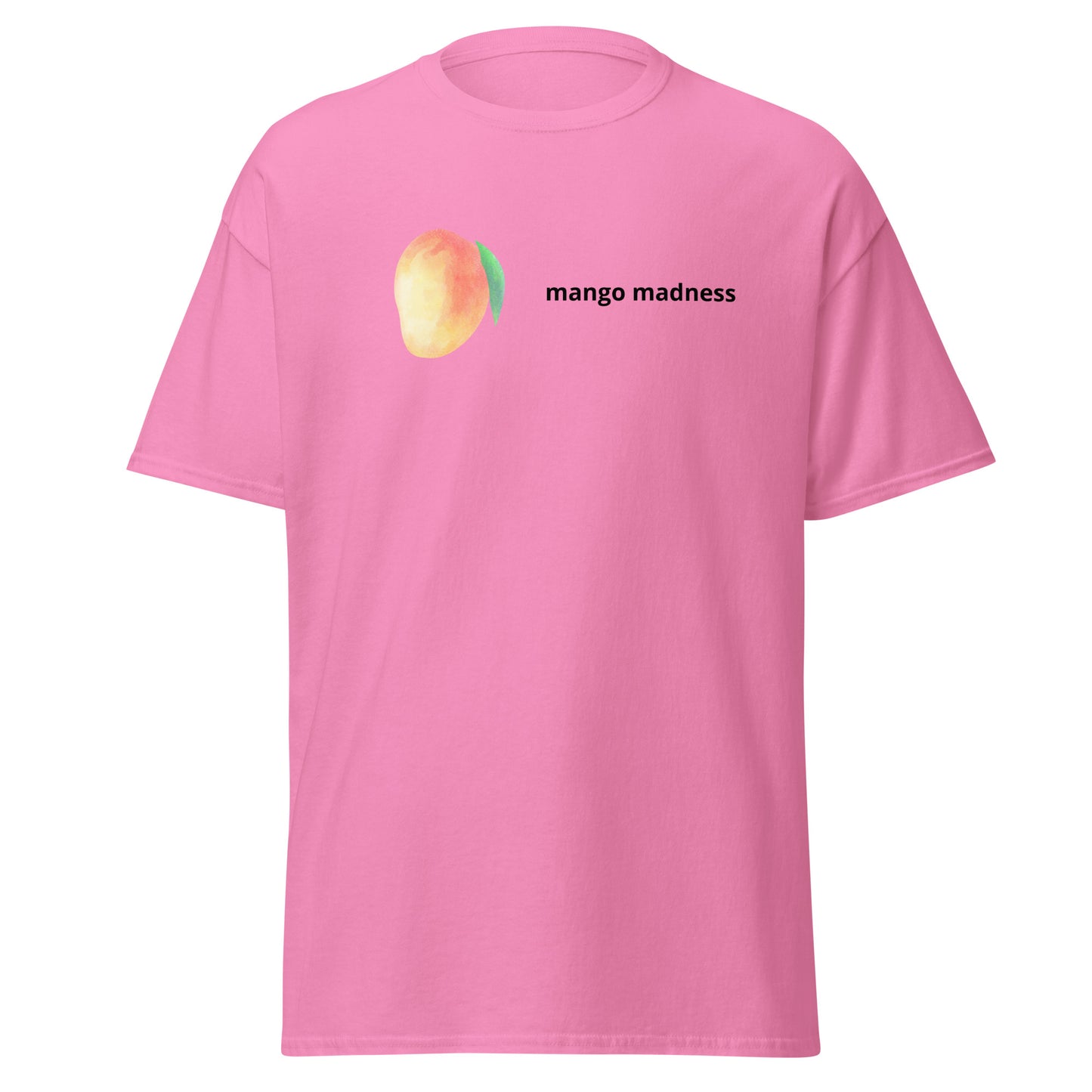 Mango madness Unisex classic tee - LUDE fashion, streetwear, unique designs, custom apparel, gift ideas, trendy, eco-friendly, statement pieces, graphic tees, sustainable fashion, minimalist, pop culture, creative prints, bold designs, limited edition, casual wear, artistic, lifestyle