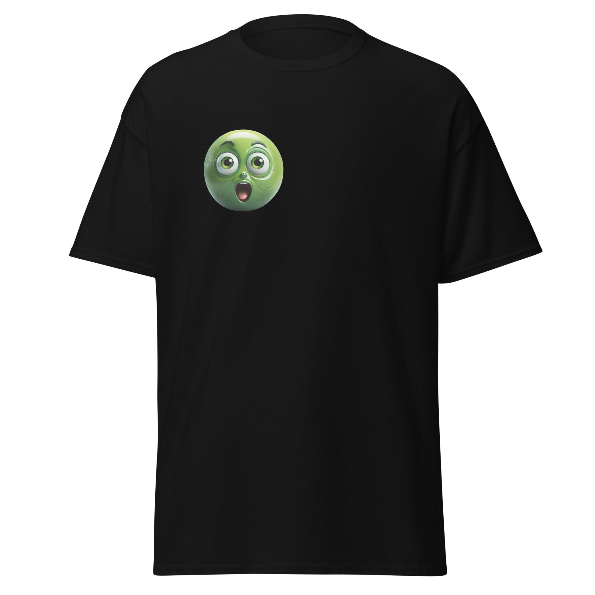 Surprised Reaction Emoji Unisex classic tee - LUDE fashion, streetwear, unique designs, custom apparel, gift ideas, trendy, eco-friendly, statement pieces, graphic tees, sustainable fashion, minimalist, pop culture, creative prints, bold designs, limited edition, casual wear, artistic, lifestyle