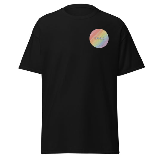 Stitched endless spectrum Unisex classic tee - LUDE fashion, streetwear, unique designs, custom apparel, gift ideas, trendy, eco-friendly, statement pieces, graphic tees, sustainable fashion, minimalist, pop culture, creative prints, bold designs, limited edition, casual wear, artistic, lifestyle