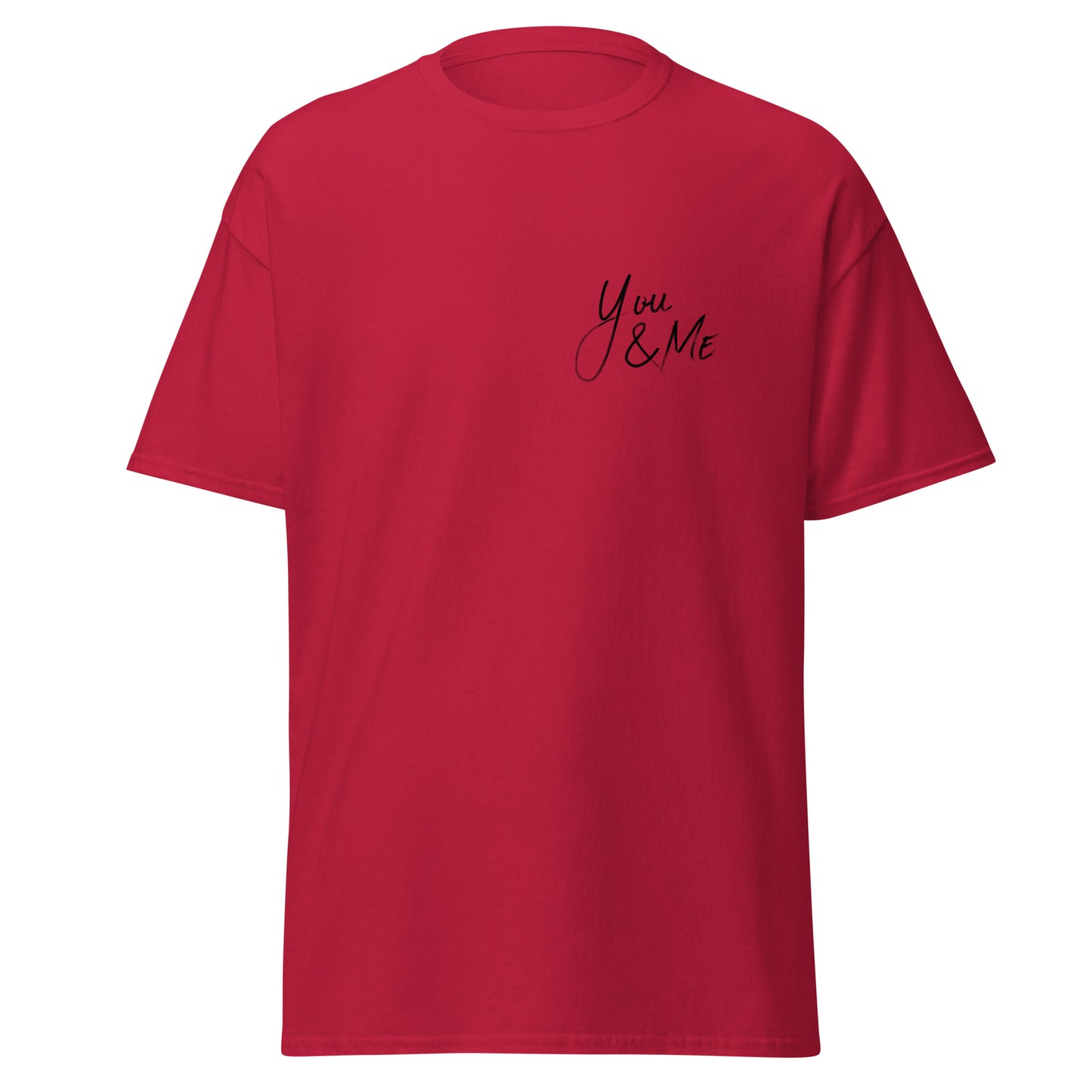 You an me Unisex classic tee - LUDE fashion, streetwear, unique designs, custom apparel, gift ideas, trendy, eco-friendly, statement pieces, graphic tees, sustainable fashion, minimalist, pop culture, creative prints, bold designs, limited edition, casual wear, artistic, lifestyle