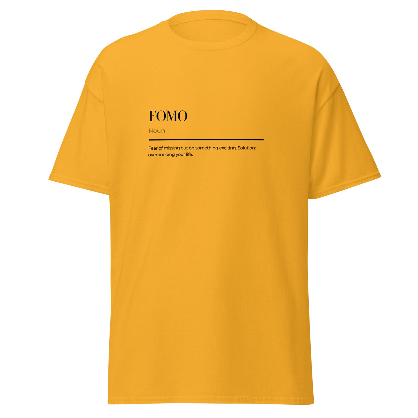 FOMO wordplay Unisex classic tee 