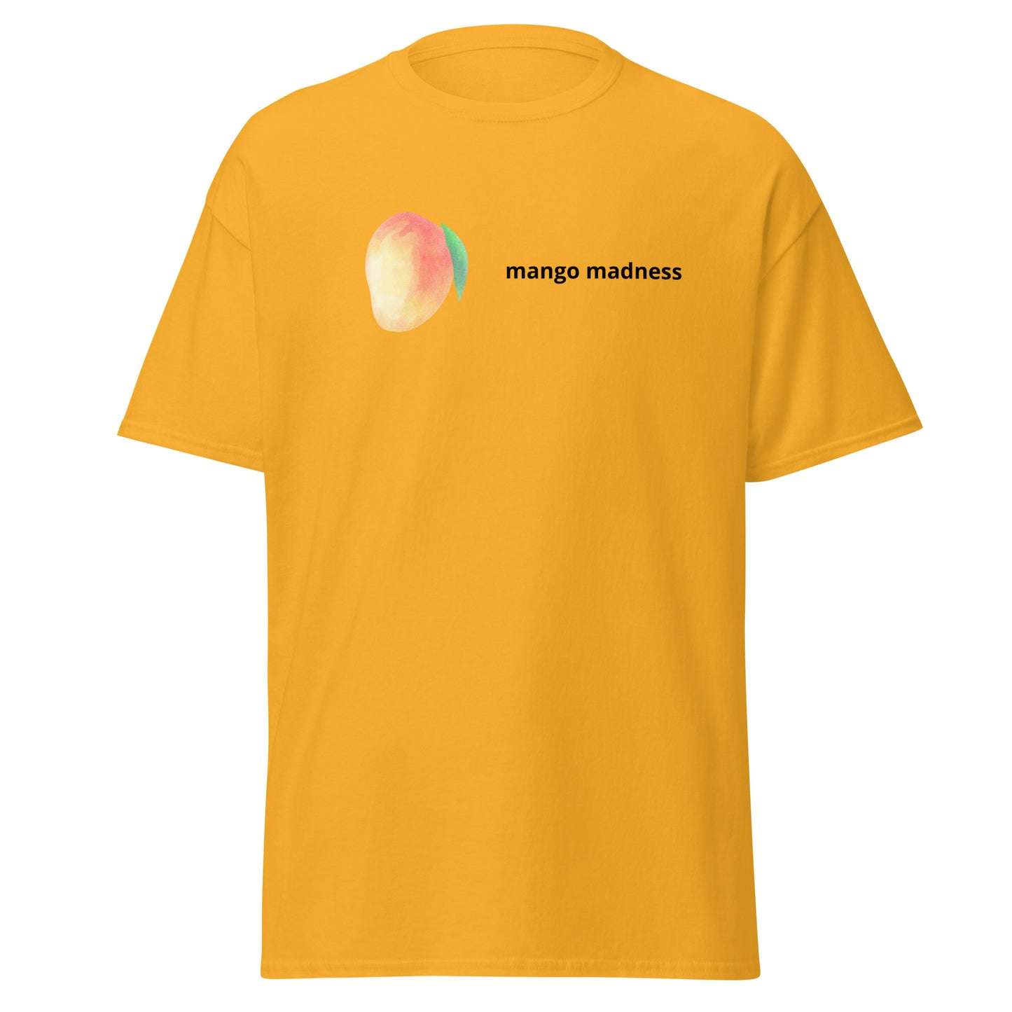 Mango madness Unisex classic tee - LUDE fashion, streetwear, unique designs, custom apparel, gift ideas, trendy, eco-friendly, statement pieces, graphic tees, sustainable fashion, minimalist, pop culture, creative prints, bold designs, limited edition, casual wear, artistic, lifestyle