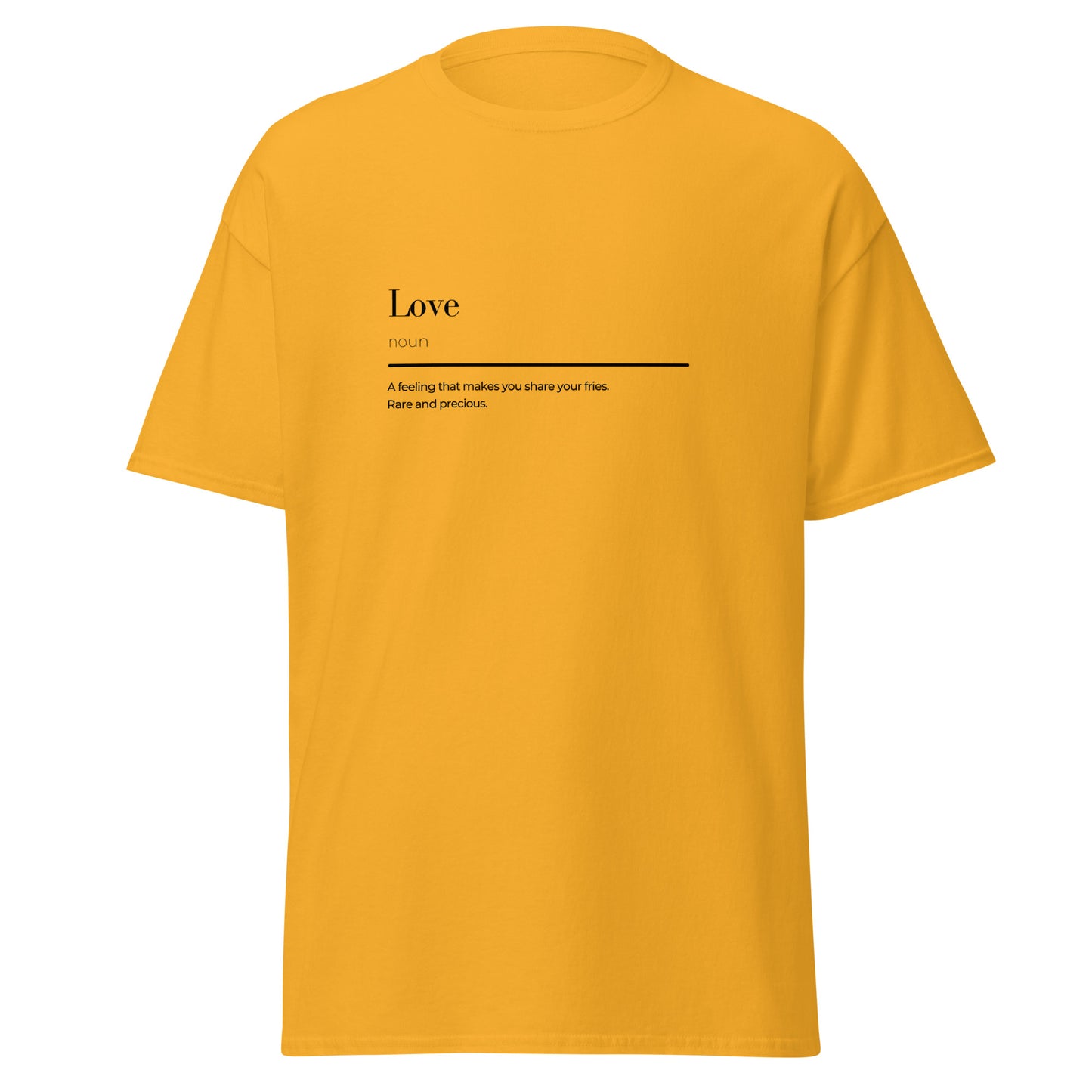 Love Wortspiel Unisex klassisches T-Shirt