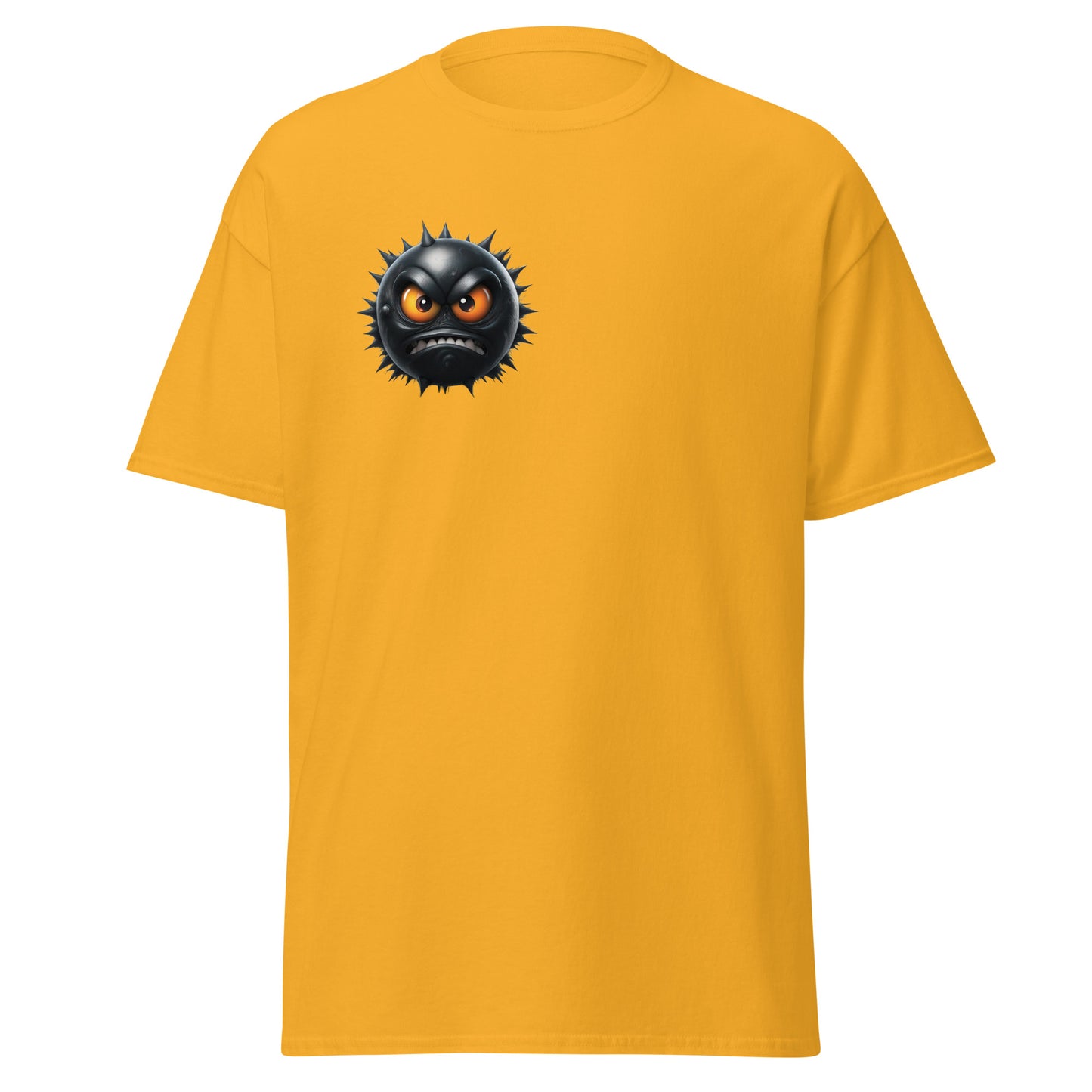 Raging Fury Emoji Unisex Tee in Yellow - Bold Streetwear Graphic Design