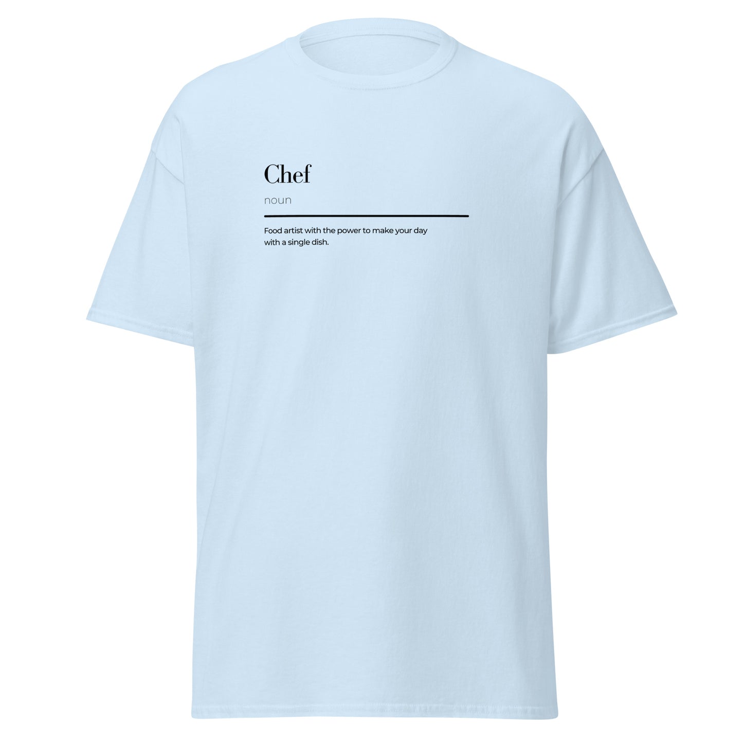 Chef wordplay Unisex classic tee - LUDE fashion, streetwear, unique designs, custom apparel, gift ideas, trendy, eco-friendly, statement pieces, graphic tees, sustainable fashion, minimalist, pop culture, creative prints, bold designs, limited edition, casual wear, artistic, lifestyle