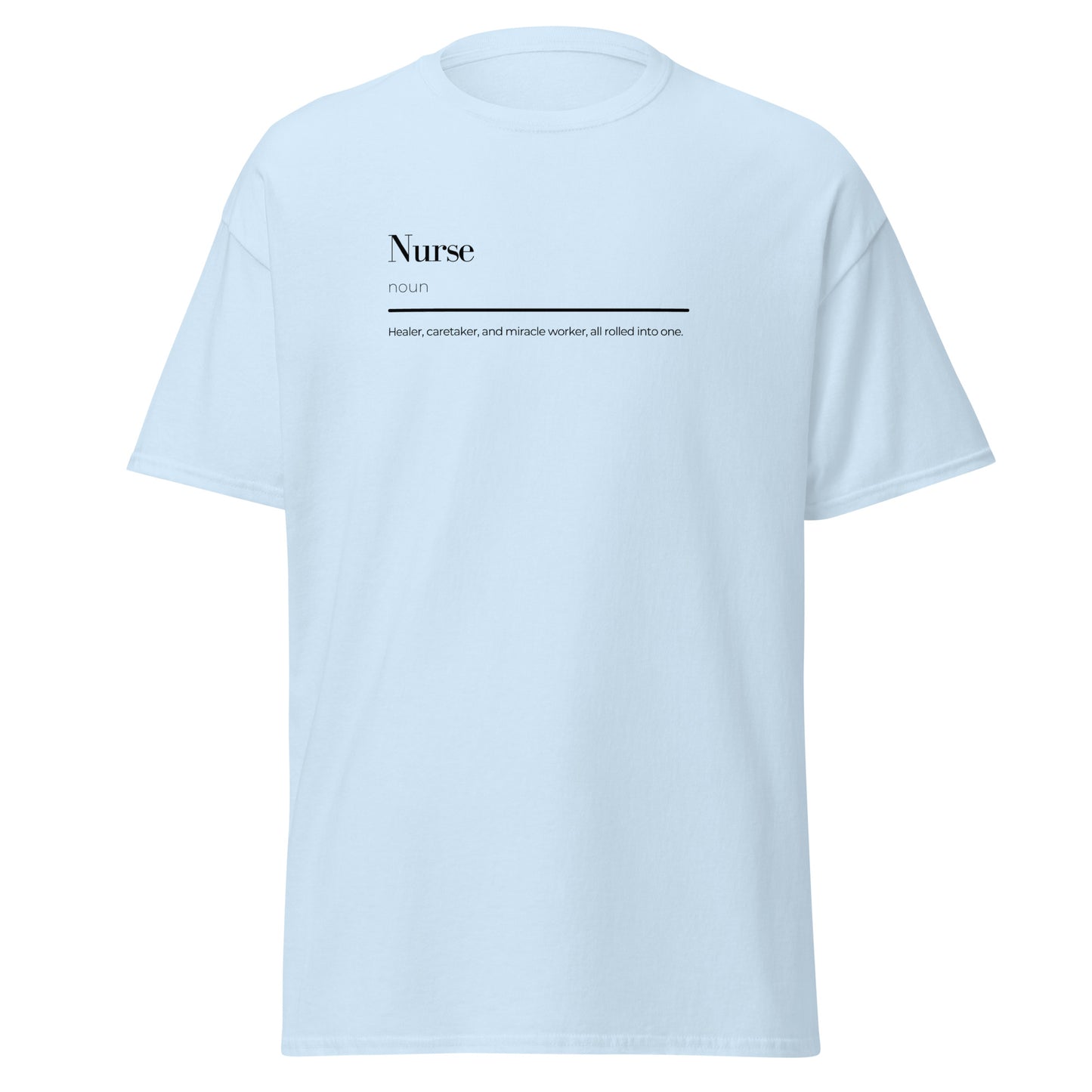 Nurse wordplay Unisex classic tee - LUDE fashion, streetwear, unique designs, custom apparel, gift ideas, trendy, eco-friendly, statement pieces, graphic tees, sustainable fashion, minimalist, pop culture, creative prints, bold designs, limited edition, casual wear, artistic, lifestyle