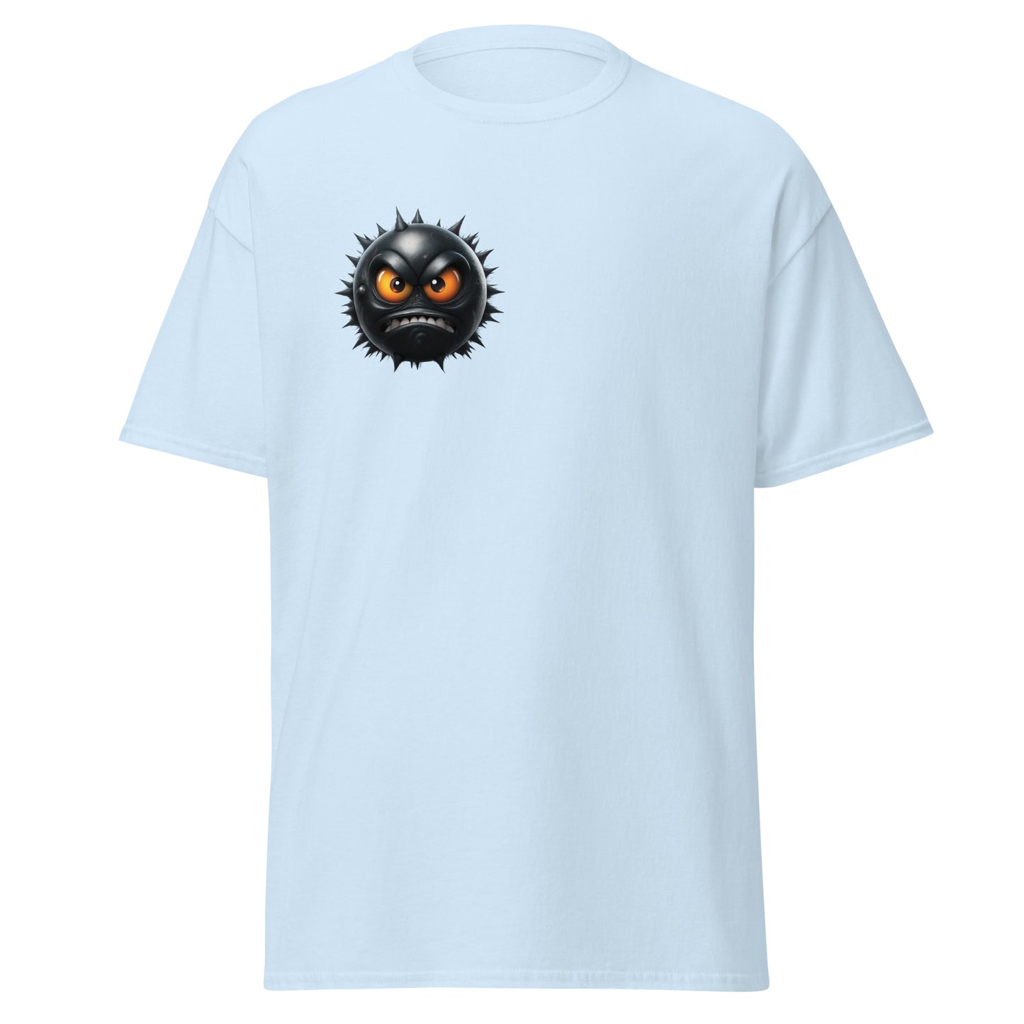 Raging Fury Emoji Unisex Classic Tee – Trendy, Sustainable, 100% Cotton, Custom Streetwear, Unique Graphic Design T-shirt