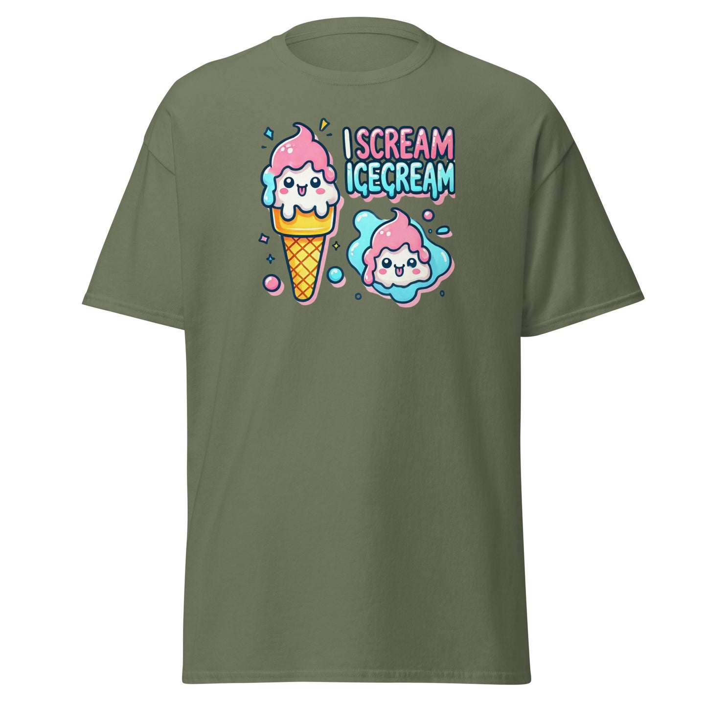 I scream ICE CREAM Unisex classic tee