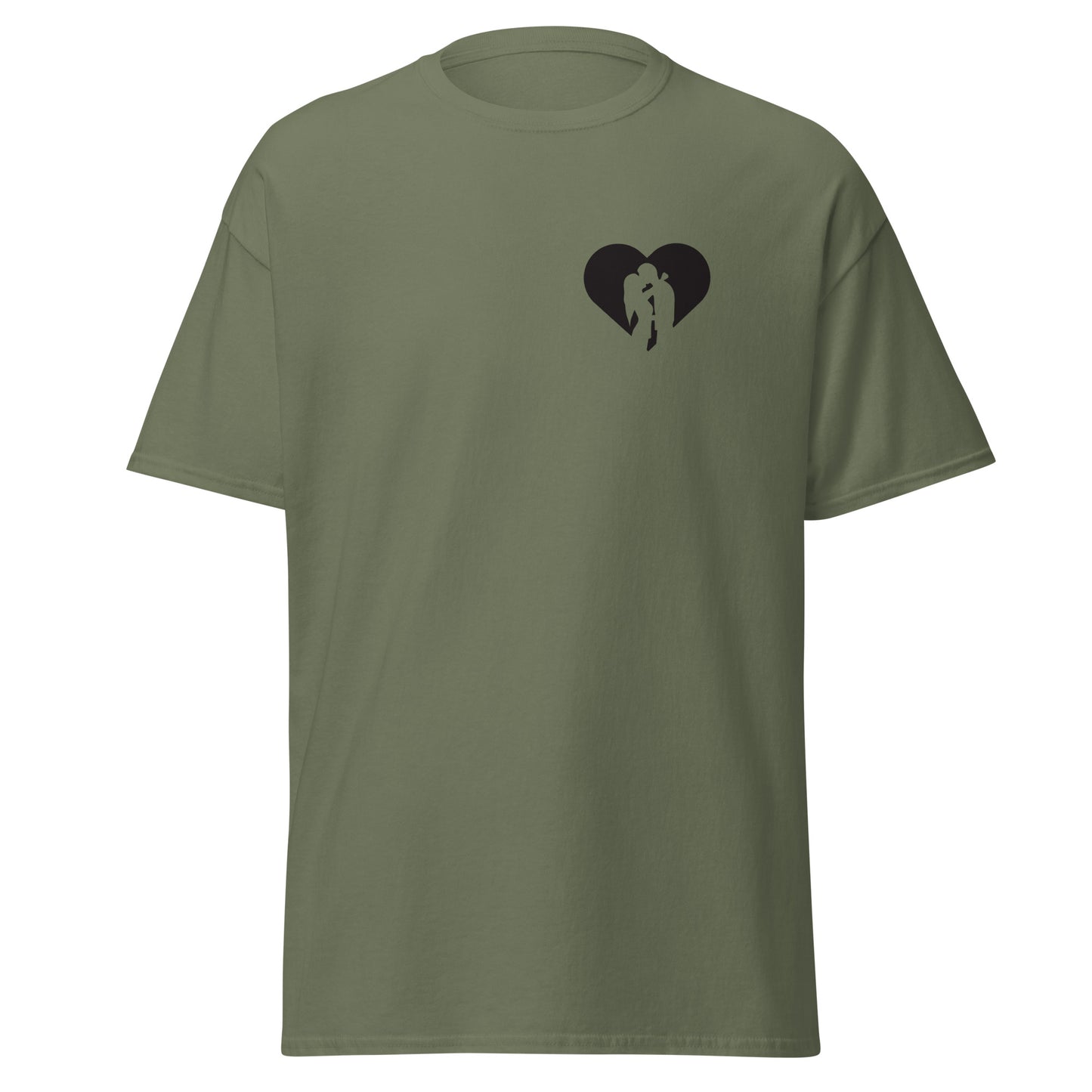 Embrace of love Unisex classic tee - LUDE fashion, streetwear, unique designs, custom apparel, gift ideas, trendy, eco-friendly, statement pieces, graphic tees, sustainable fashion, minimalist, pop culture, creative prints, bold designs, limited edition, casual wear, artistic, lifestyle