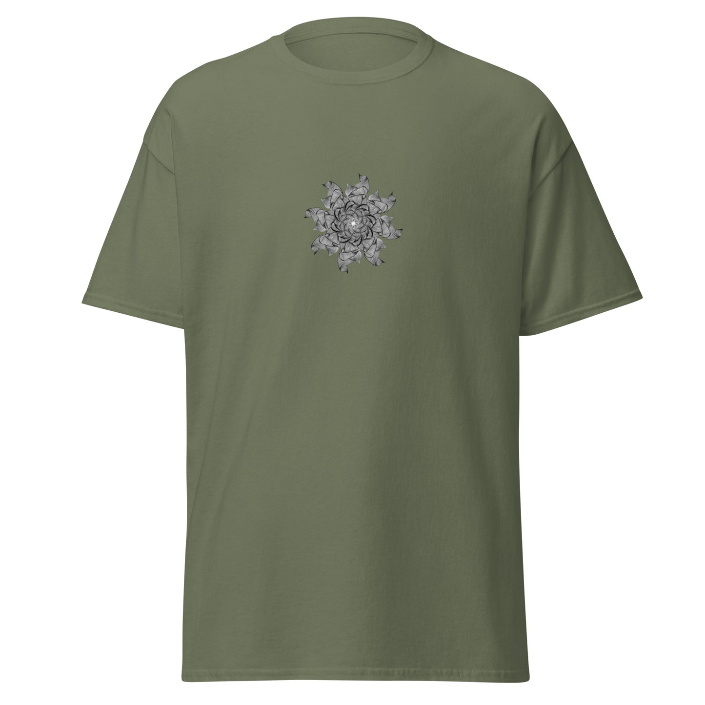 Mandala t-shirt - LUDE fashion, streetwear, unique designs, custom apparel, gift ideas, trendy, eco-friendly, statement pieces, graphic tees, sustainable fashion, minimalist, pop culture, creative prints, bold designs, limited edition, casual wear, artistic, lifestyle