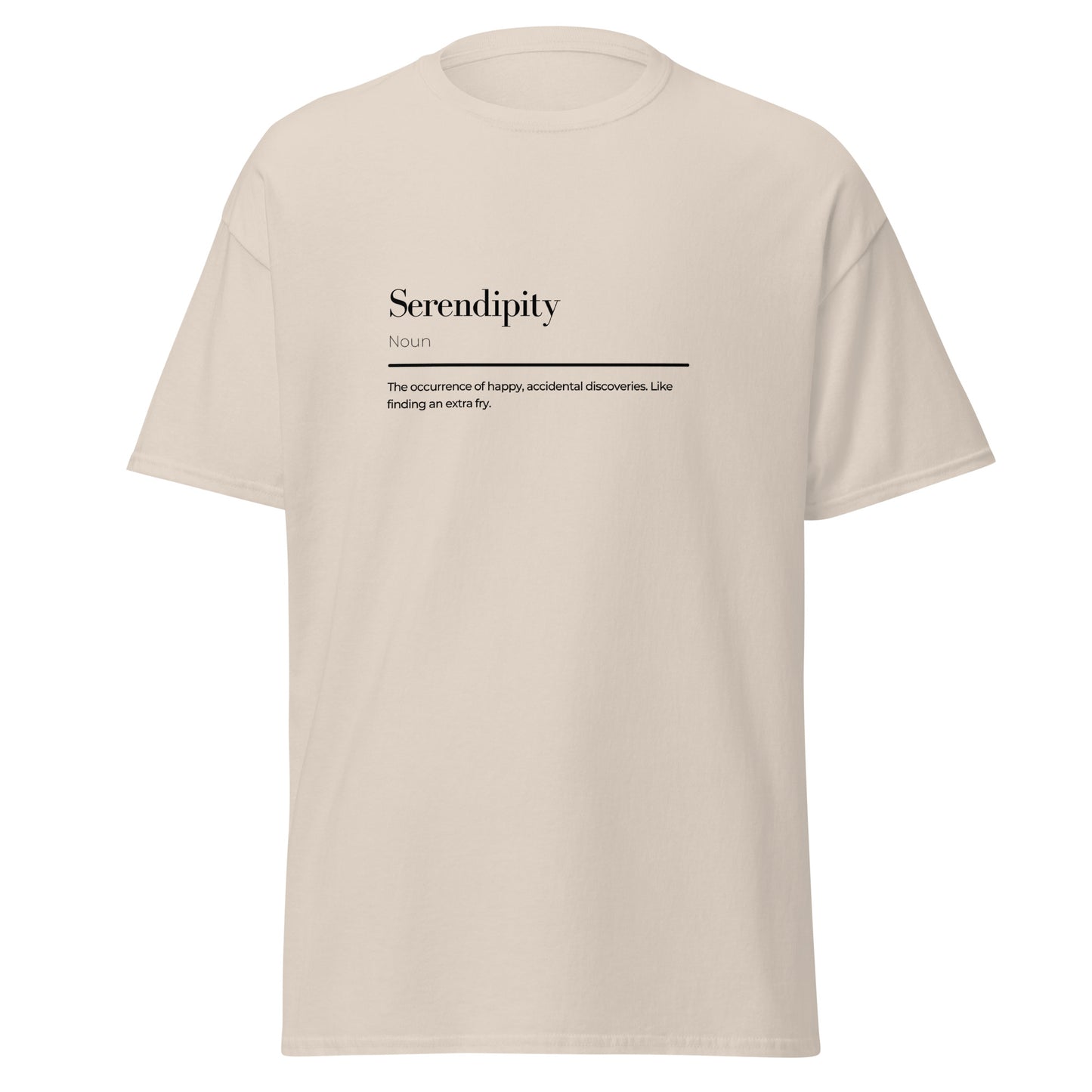 Serendipity wordplay Unisex classic tee 