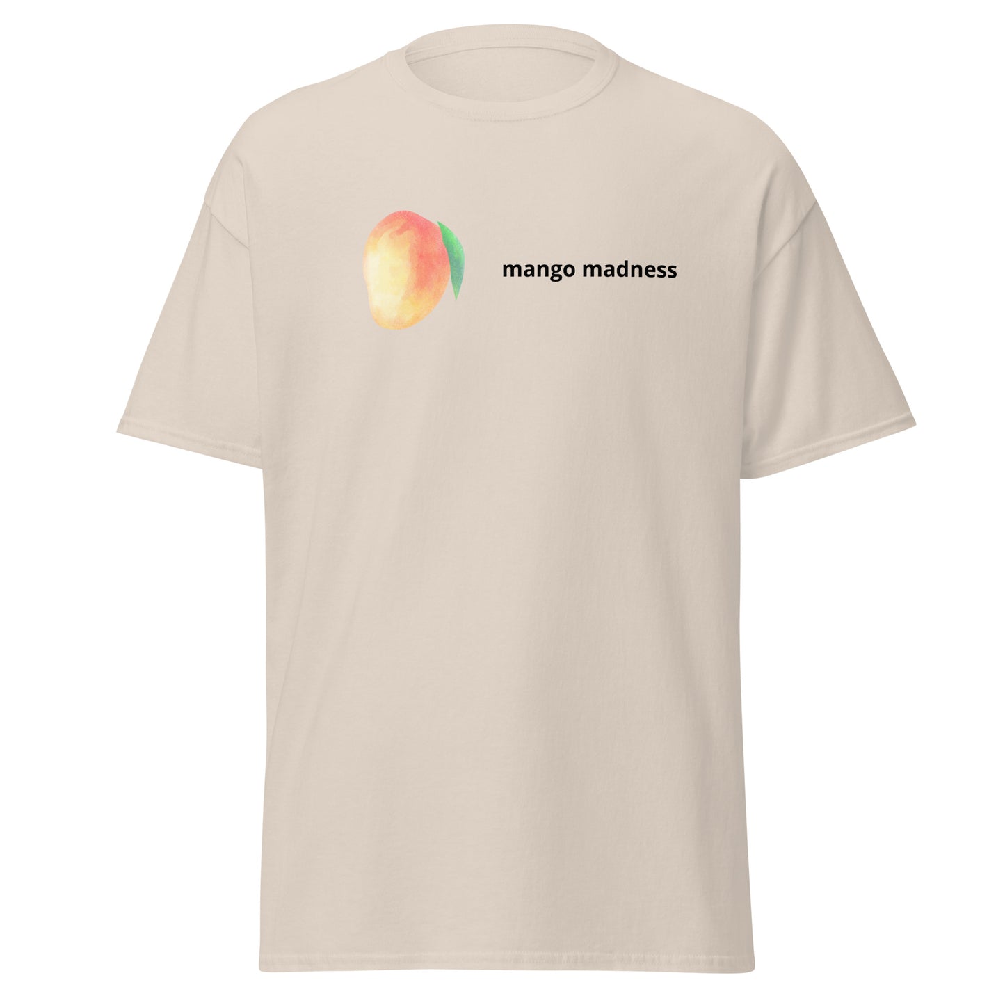 Mango madness Unisex classic tee - LUDE fashion, streetwear, unique designs, custom apparel, gift ideas, trendy, eco-friendly, statement pieces, graphic tees, sustainable fashion, minimalist, pop culture, creative prints, bold designs, limited edition, casual wear, artistic, lifestyle