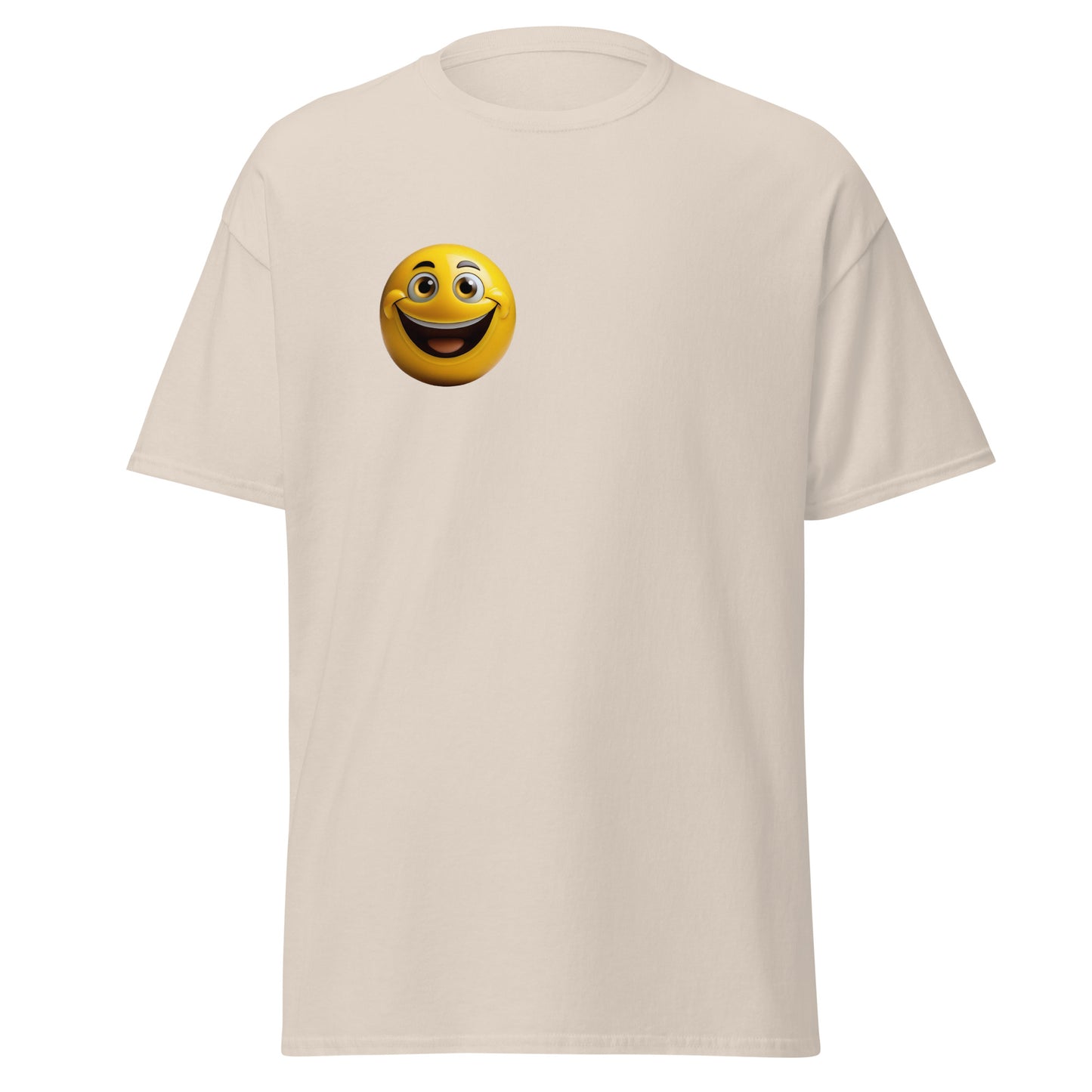 Fröhliche Vibes Emoji Unisex klassisches T-Shirt