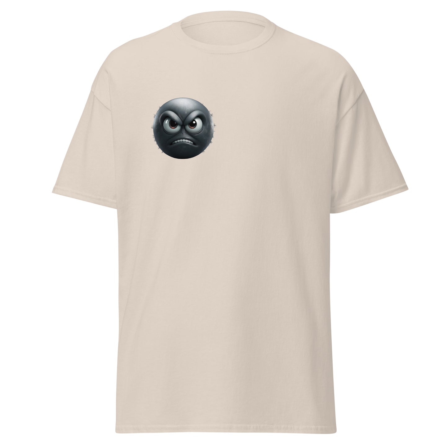 Annoyed Mood Emoji Unisex Classic Tee with Bold Graphic Design for Trendy Streetwear Fashion