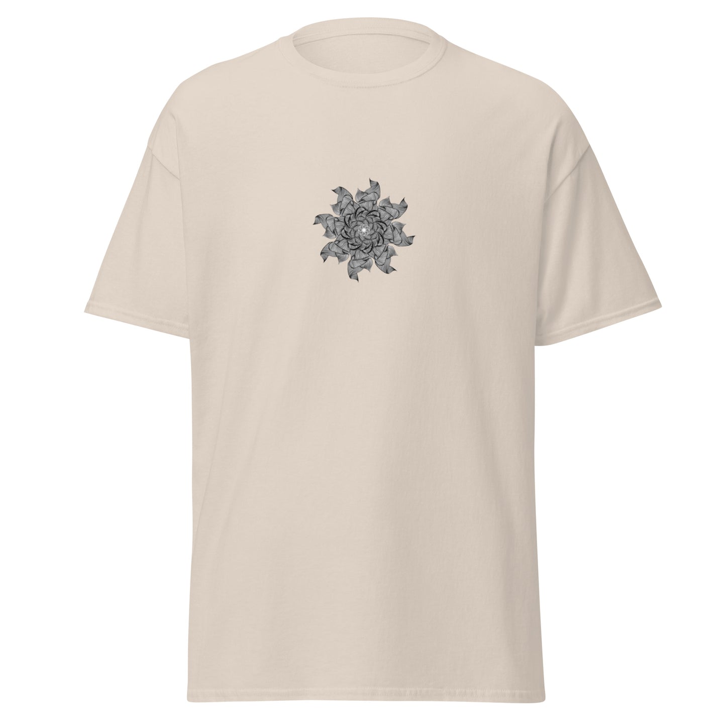 Mandala t-shirt - LUDE fashion, streetwear, unique designs, custom apparel, gift ideas, trendy, eco-friendly, statement pieces, graphic tees, sustainable fashion, minimalist, pop culture, creative prints, bold designs, limited edition, casual wear, artistic, lifestyle