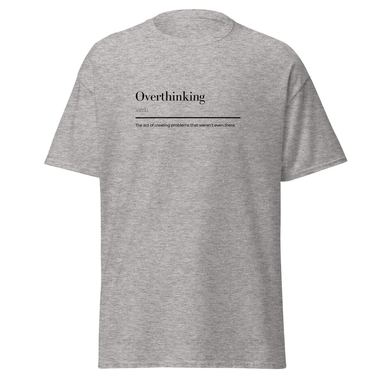 Overthinking wordplay Unisex classic tee 