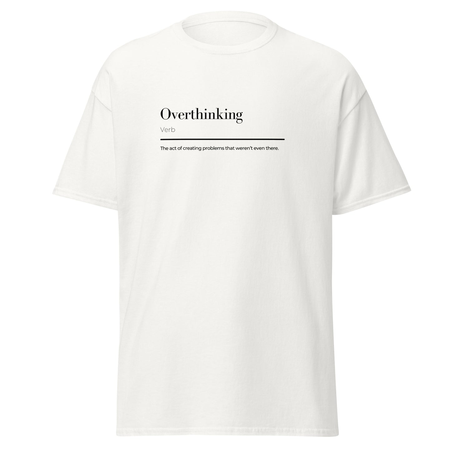 Overthinking wordplay Unisex classic tee 