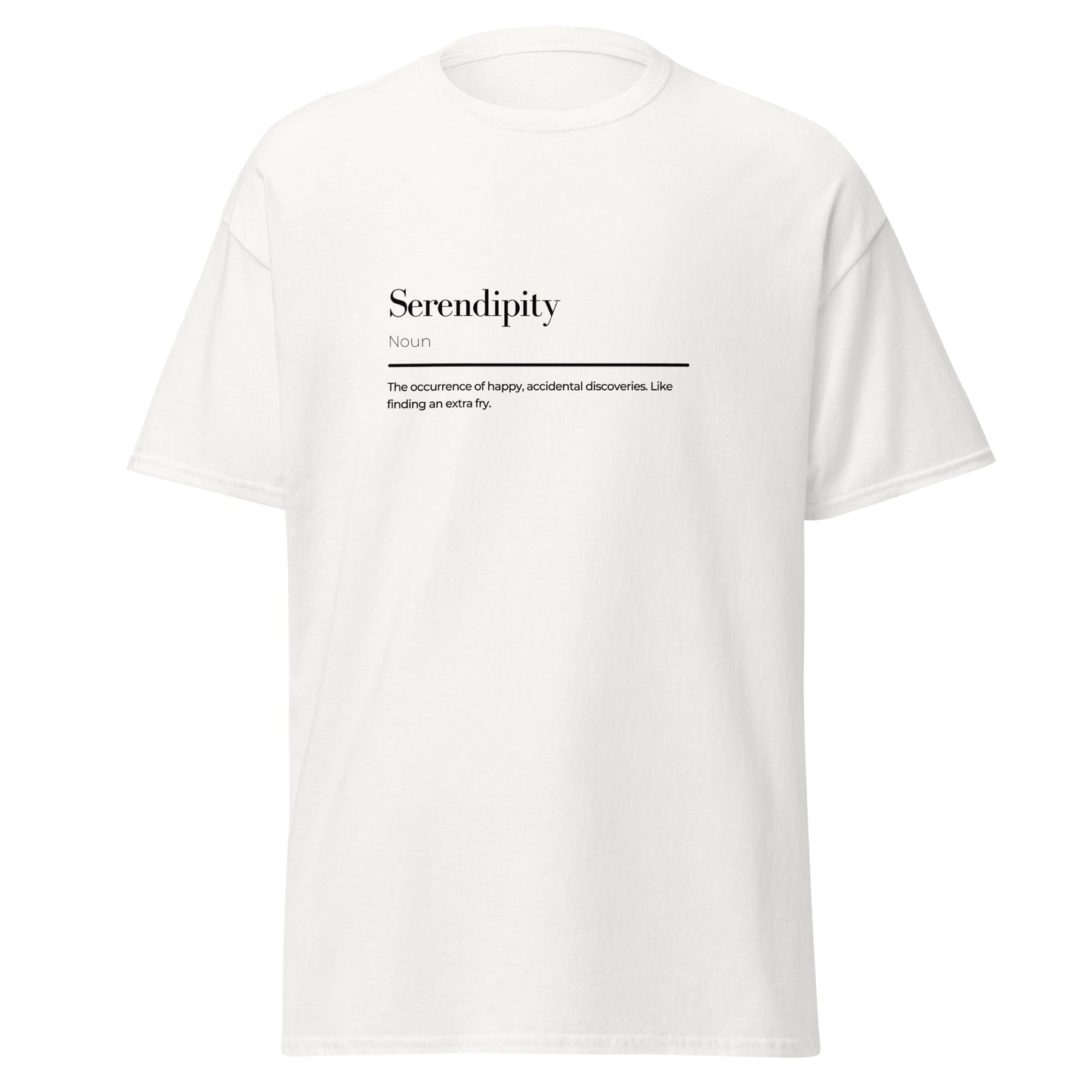 Serendipity wordplay Unisex classic tee 