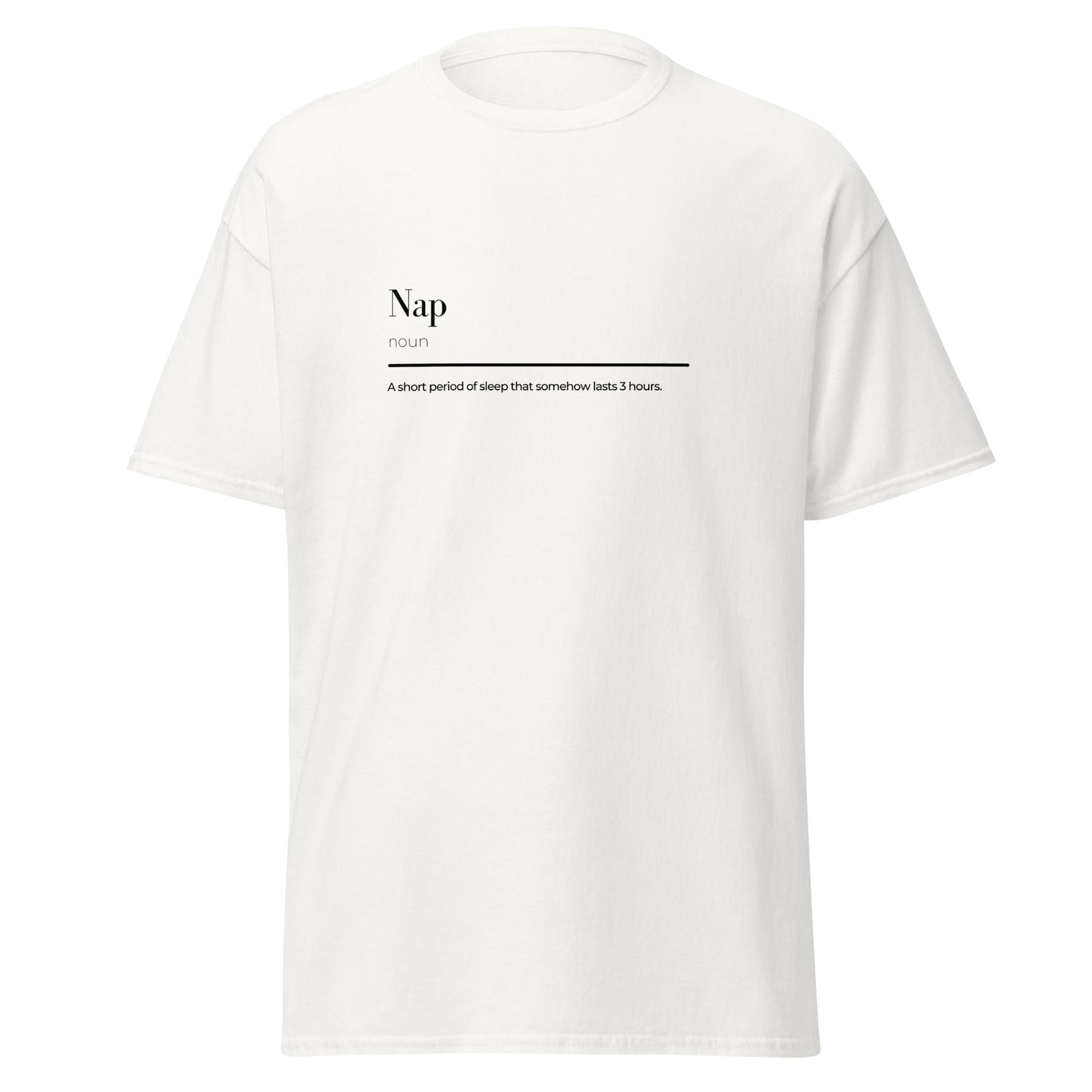 Nap Wortspiel Unisex klassisches T-Shirt