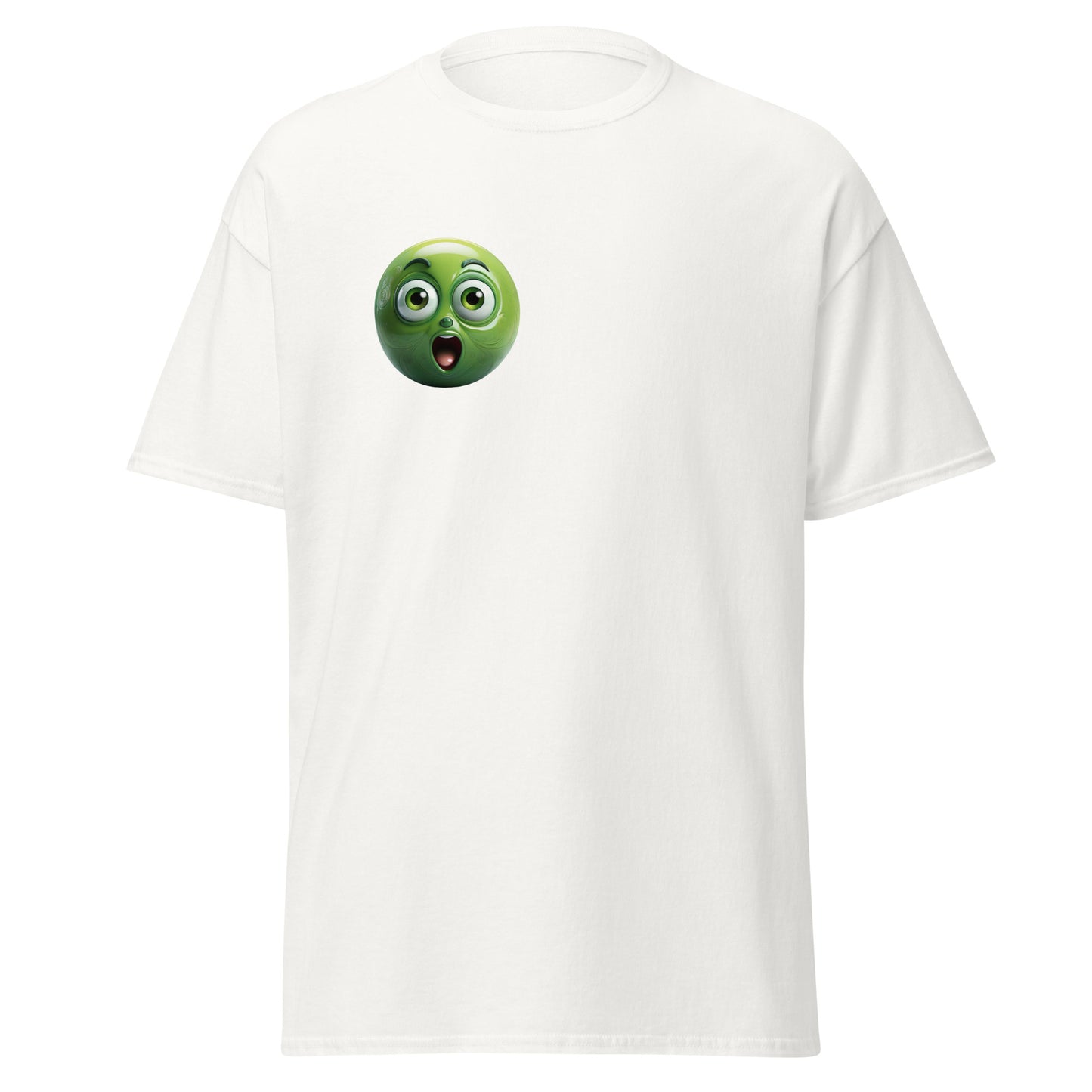 Surprised Reaction Emoji Unisex Tee - 100% Cotton, Trendy Streetwear, Unique Pop Culture Design, Sustainable Fashion, Gift Idea