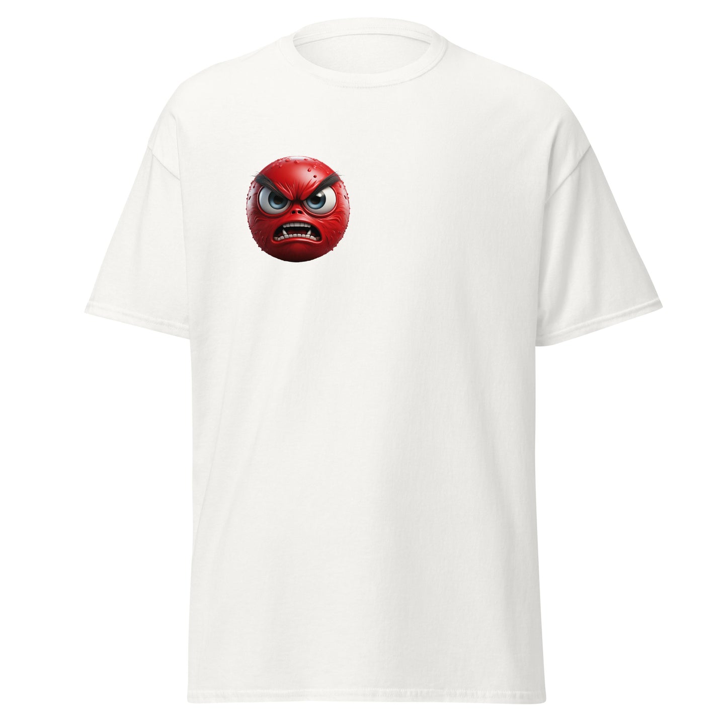 Angry Blast Emoji Unisex Tee, 100% Cotton, Bold Graphic Design, Trendy, Streetwear, Custom Apparel, Eco-Friendly Fashion, Gift Idea