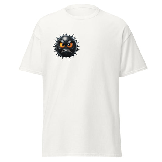 Raging Fury Emoji Unisex classic tee - LUDE fashion, streetwear, unique designs, custom apparel, gift ideas, trendy, eco-friendly, statement pieces, graphic tees, sustainable fashion, minimalist, pop culture, creative prints, bold designs, limited edition, casual wear, artistic, lifestyle