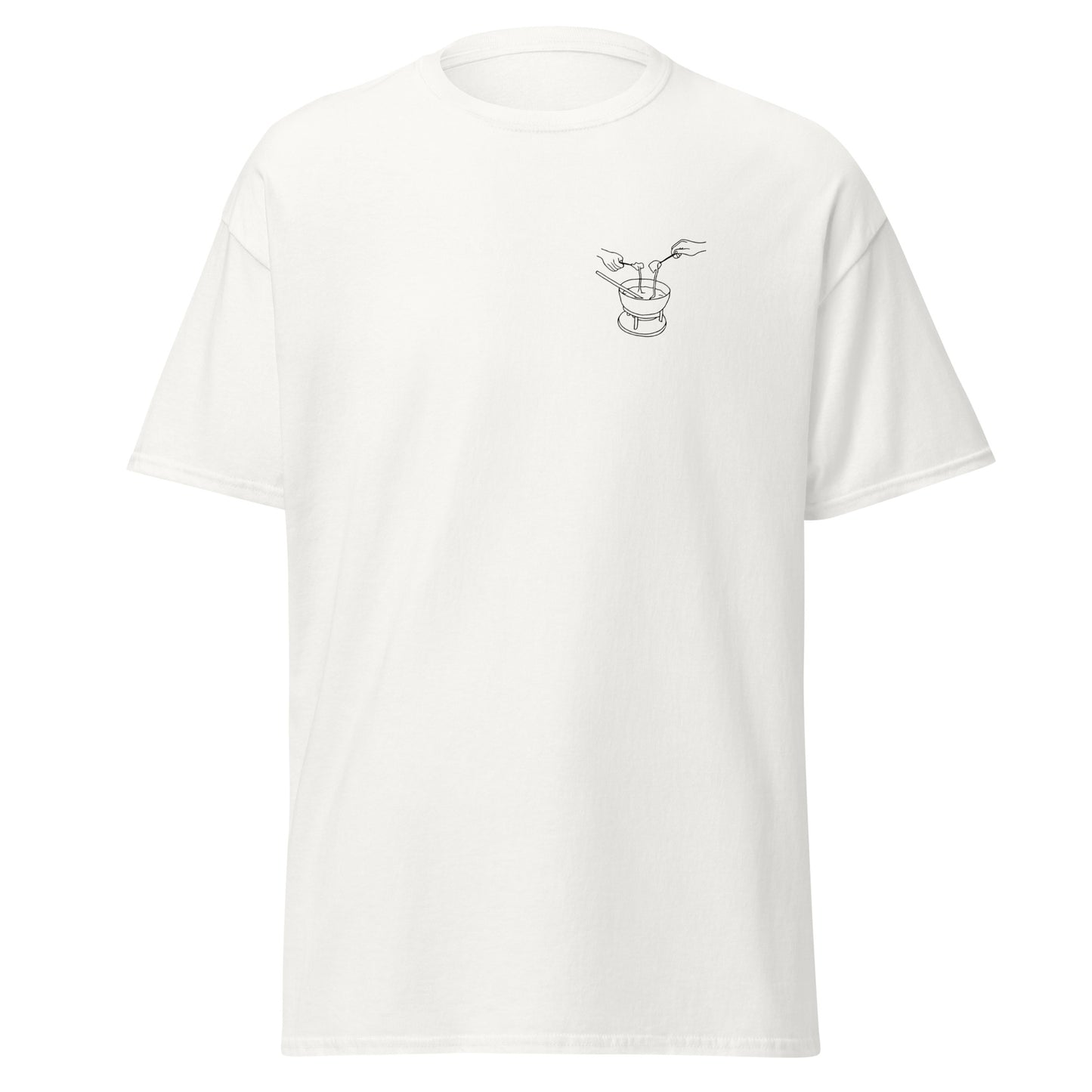 Unisex classic tee with unique minimalist design, 100% cotton, perfect for trendy streetwear and sustainable fashion lovers.