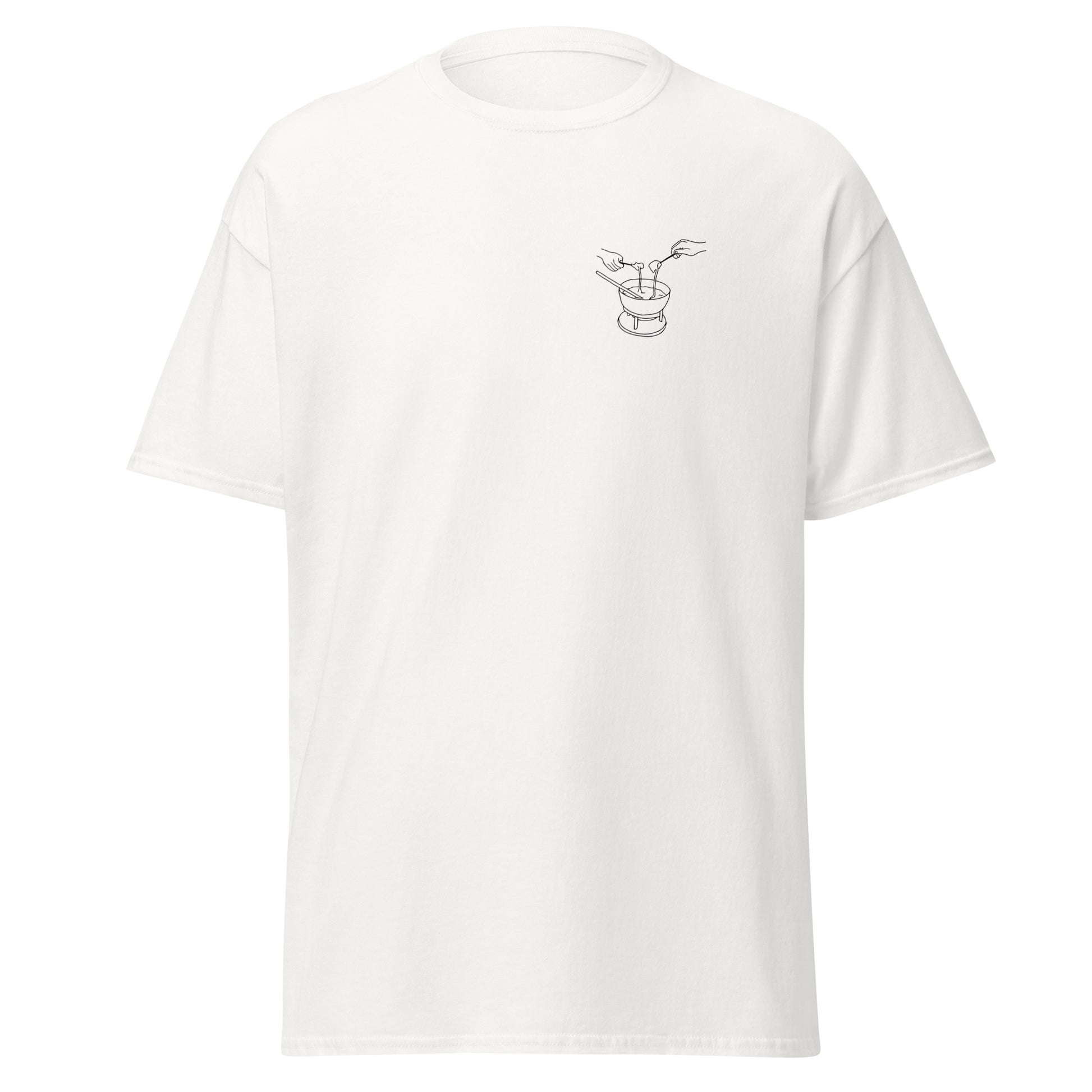 Unisex classic tee with unique minimalist design, 100% cotton, perfect for trendy streetwear and sustainable fashion lovers.