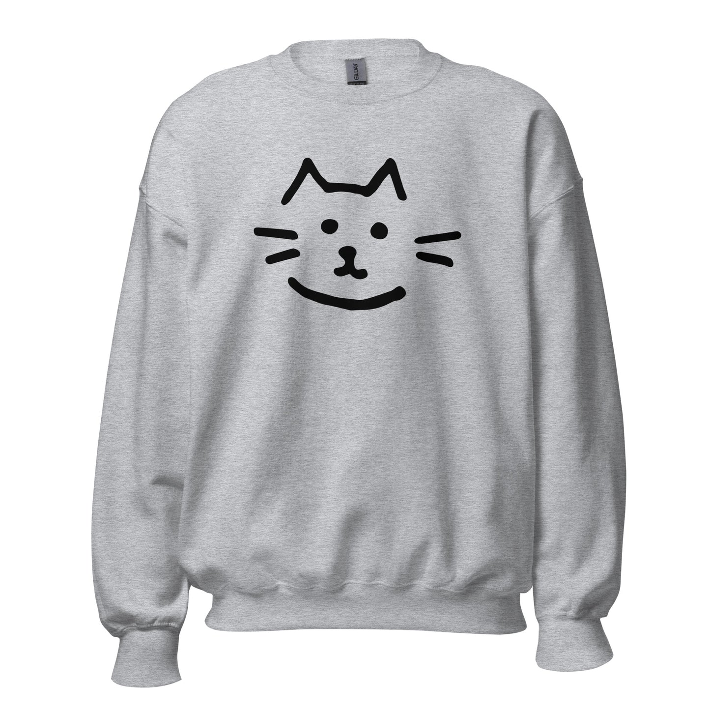 Pawsitively purrrfect Unisex Sweatshirt - LUDE fashion, streetwear, unique designs, custom apparel, gift ideas, trendy, eco-friendly, statement pieces, graphic tees, sustainable fashion, minimalist, pop culture, creative prints, bold designs, limited edition, casual wear, artistic, lifestyle