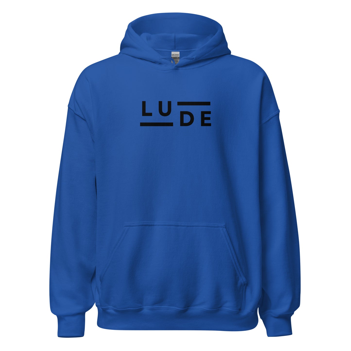 LUDE Brand Hoodie - LUDE fashion, streetwear, unique designs, custom apparel, gift ideas, trendy, eco-friendly, statement pieces, graphic tees, sustainable fashion, minimalist, pop culture, creative prints, bold designs, limited edition, casual wear, artistic, lifestyle