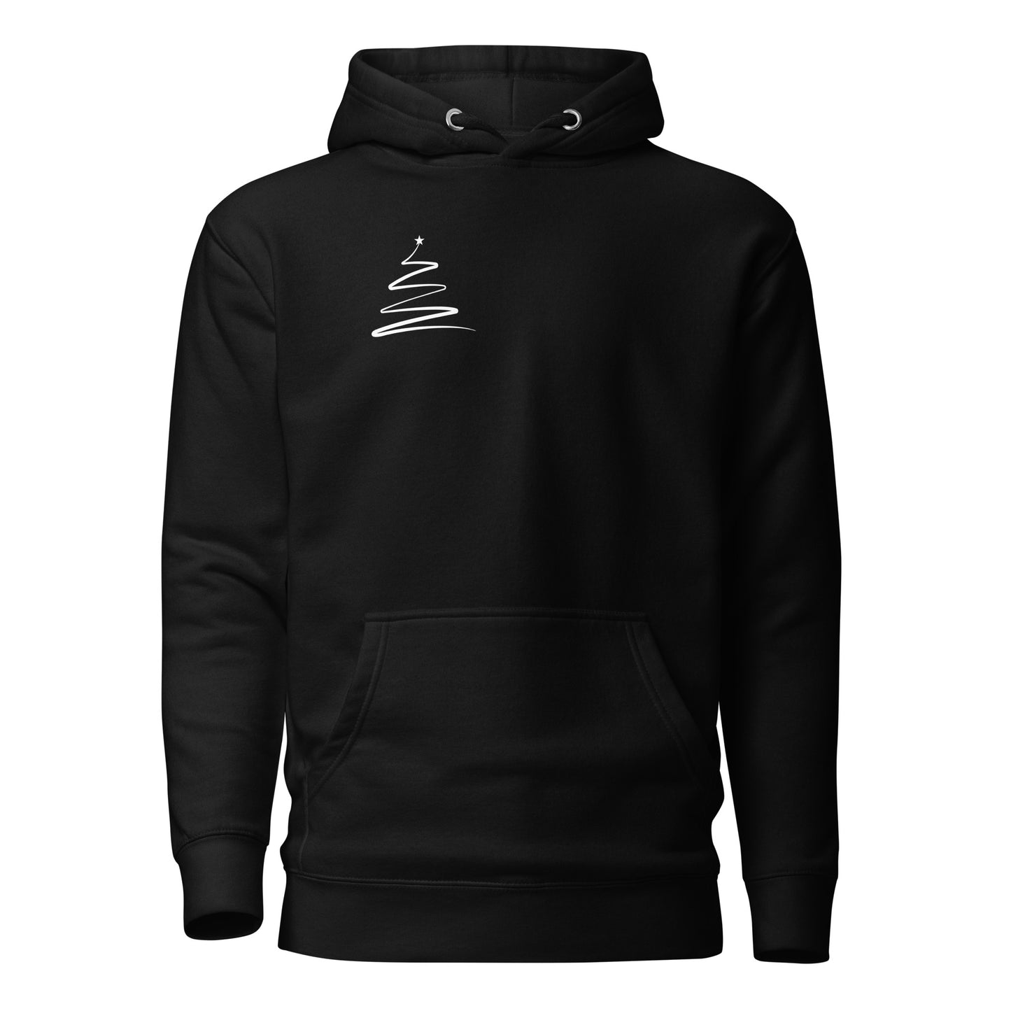 Christmas tree Unisex Hoodie - LUDE fashion, streetwear, unique designs, custom apparel, gift ideas, trendy, eco-friendly, statement pieces, graphic tees, sustainable fashion, minimalist, pop culture, creative prints, bold designs, limited edition, casual wear, artistic, lifestyle