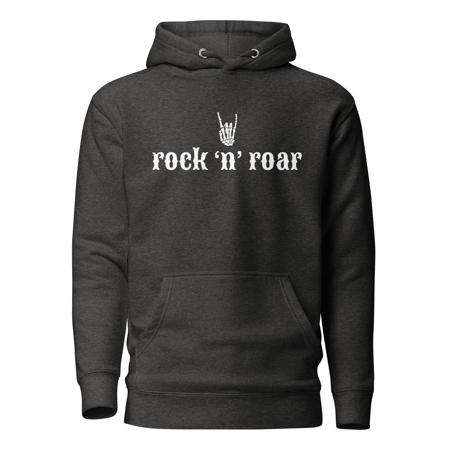 Rock ‘n’ Roar Unisex Hoodie - LUDE fashion, streetwear, unique designs, custom apparel, gift ideas, trendy, eco-friendly, statement pieces, graphic tees, sustainable fashion, minimalist, pop culture, creative prints, bold designs, limited edition, casual wear, artistic, lifestyle