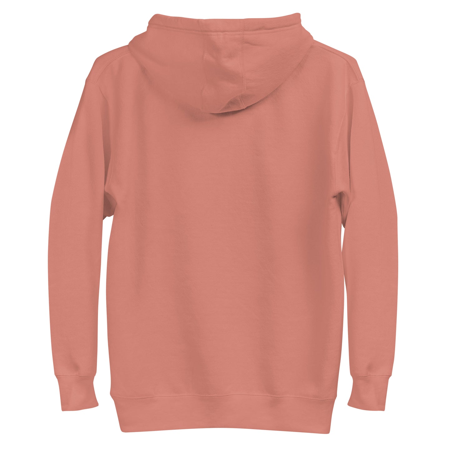 Unisex Teacher Wordplay Hoodie in coral, featuring eco-friendly cotton blend and minimalist design, perfect for sustainable streetwear fashion.