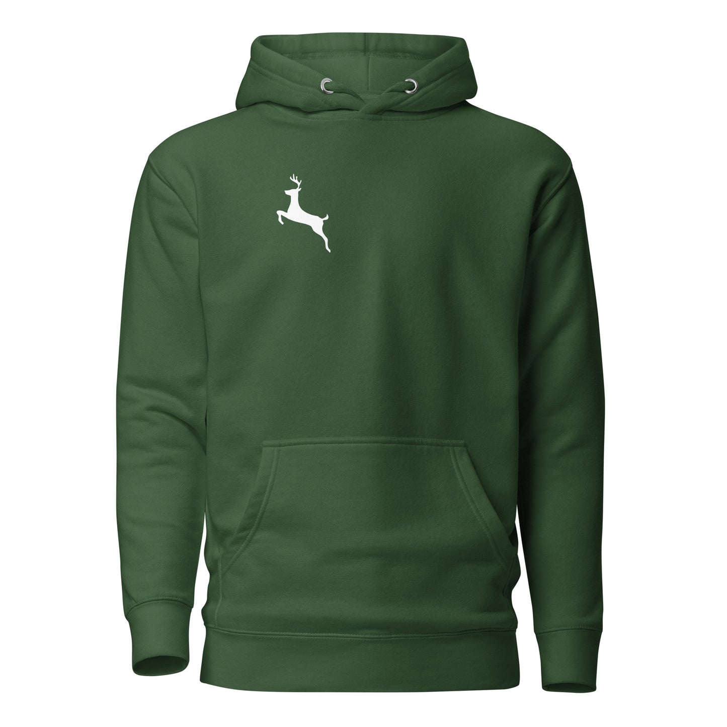 Deer Unisex Hoodie - LUDE fashion, streetwear, unique designs, custom apparel, gift ideas, trendy, eco-friendly, statement pieces, graphic tees, sustainable fashion, minimalist, pop culture, creative prints, bold designs, limited edition, casual wear, artistic, lifestyle