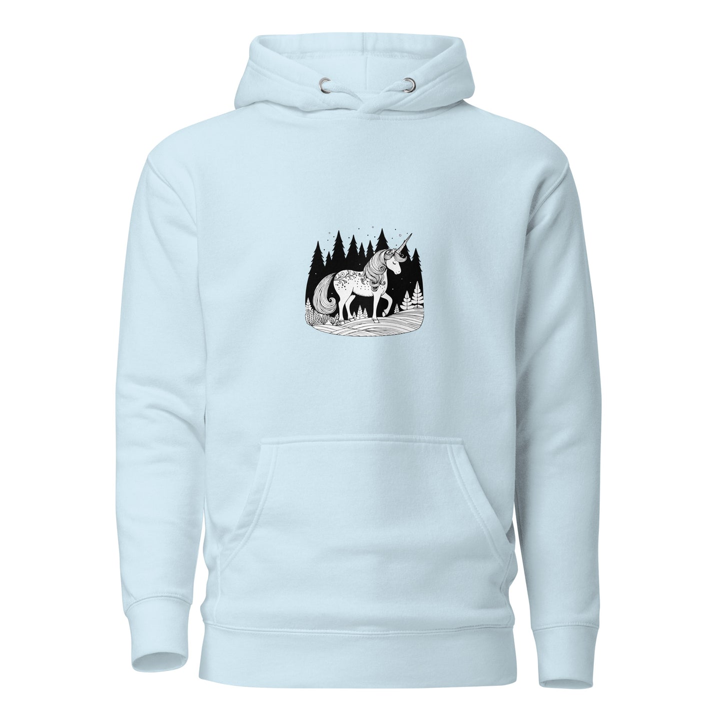 Magical unicorn dream Unisex Hoodie - LUDE fashion, streetwear, unique designs, custom apparel, gift ideas, trendy, eco-friendly, statement pieces, graphic tees, sustainable fashion, minimalist, pop culture, creative prints, bold designs, limited edition, casual wear, artistic, lifestyle