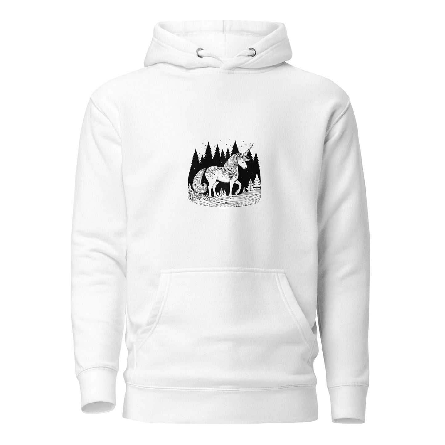 Magical unicorn dream Unisex Hoodie - LUDE fashion, streetwear, unique designs, custom apparel, gift ideas, trendy, eco-friendly, statement pieces, graphic tees, sustainable fashion, minimalist, pop culture, creative prints, bold designs, limited edition, casual wear, artistic, lifestyle